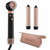 MESCOMB Dual Voltage Hair Styler for Travel, 3-in-1 1400W Hair Dryer and Air Curler with 2 Auto-Wrap 1.25-Inch Barrels, Automatic 110-240V, Travel Case for Europe and Worldwide Travel