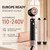 MESCOMB Dual Voltage Hair Styler for Travel, 3-in-1 1400W Hair Dryer and Air Curler with 2 Auto-Wrap 1.25-Inch Barrels, Automatic 110-240V, Travel Case for Europe and Worldwide Travel