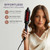 Sutra Thermal Brush - Lightweight Heated Round Brush for Hair Styling & Blow Out - Digital Display, Auto Shut-Off & Ionic Technology - Professional Styling Tools for All Hair Types