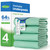 Noovirum Chuck Pads Washable - 34"x52"(Pack of 4) - Reusable Bed Underpads for Adults - Chux Pads for Incontinence - Heavy Absorbency Waterproof Mattress Protector for Elderly, Bedwetting, Postpartum