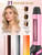 Dual Voltage Travel Curling Iron Mini, 1 Inch for Short Hair & Worldwide