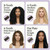 DSHOW 4-in-1 Hair Crimper for Women Crimping Iron for Hair with 8/6/4 Tooth Flat Interchangeable Plates, Titanium Ceramic Coated Tool for Root Lift, 80s Zigzag Texture, 5 Heat 140-220℃, Dual Voltage