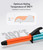 FARERY Travel Size Mini Curling Iron, 1/2 Inch, 100-240V Dual Voltage, Blue