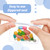 Nuanchu 200 Pieces Pill Pouches Bags Set Reusable Zippered Pill Baggies Clear Plastic Self Sealing Travel Medicine Organizer Storage with Slide Lock for Medicine and Small Items