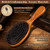 OUMIGIZ Boar Bristle Hair Brush British Craftsmanship Handmade Slick Back