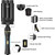 5 in 1 Wand Curling Iron, janelove Hair Curling Wand Set with 3 Barrel Hair Crimper and 4 Interchangeable Ceramic Curling Irons (0.39 "-1.25"), 2 Temps Fast Heat Hair Waver Curler for All Hair Type