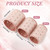 Therwen 18 Pcs Thermal Hair Roller for Women with Long Hair,Terracotta
