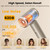 JIGGL Dual-Voltage High-Speed Mini Travel Hair Dryer with Ionic in Gold