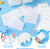 Noverlife 100PCS Disposable Spa Facial Headbands with Adjustable Magic Tape