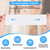 Noverlife 100PCS Disposable Spa Facial Headbands with Adjustable Magic Tape