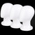 COOKOO Faceless Foam Mannequin Head,Styrofoam Wig Head Stand,3 PCS