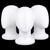 COOKOO Faceless Foam Mannequin Head,Styrofoam Wig Head Stand,3 PCS