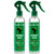 Camille Rose Rosemary Water Strengthening Hair Mist, 2-Pack, 8 Oz Ea