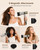 HITTIONA Dual Voltage Ionic Hair Dryer for Travel, Blow Dryer with Diffuser