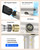 HITTIONA Dual Voltage Ionic Hair Dryer for Travel, Blow Dryer with Diffuser