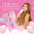 Glimmer Wish Unicorn Hair Detangler Brush for Kids – Gentle & Soft Bristles for Tangle-Free Locks – Anti-Frizz & Anti-Static – Hairbrush for Wet or Dry Use, Hair Brush for Girls and Women