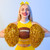 Suncalla 16 Pcs Childhood Cancer Awareness Large Cheer Hair Bow, Classic