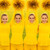 Suncalla 16 Pcs Childhood Cancer Awareness Large Cheer Hair Bow, Classic