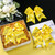 Suncalla 16 Pcs Childhood Cancer Awareness Large Cheer Hair Bow, Classic