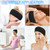 Hoteam 30 Pack Spa Headband Facial Esthetician Hair Wrap, Black