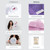FORMUL-A Microfiber Hair Towel Wrap - Anti-Frizz (White/Pink Straps)
