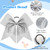 CN 8" Large Glitter Cheer Bows for Cheerleaders with Elastic Hair Ties