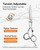 ULG Professional Hair Cutting Scissors 6.7" Japanese 440C Barber Shears