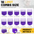 Magnetic Clipper Guards Guide Comb Set for Andis Master (1/16-1 Inch) 10pcs