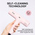 L'ANGE HAIR HauteAir Digital Professional Hair Dryer | LED Display for Precision Heat Control | Fast-Dry Brushless Motor with Cool Shot | Negative Ion Technology | Lightweight & Self-Cleaning (Blush)