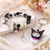WINBBY 117Pcs Kawaii Stuff Accessories Set Include Headband, Hair Ties & Clips, Hairpin, Stickers. Bracelet,Keychain for Halloween Costume (Black)