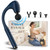 FVZ Massage Gun with Upgraded Extension Handle, 10MM Massage Gun Deep Tissue, Back Massager, Muscles/Neck/Shoulders/Waist/Legs Massager Portable for Pain Relief (Blue)