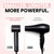ELLA BELLA® Compact Plasma Hair Dryer, Digital Display, Rapid Drying, Quiet
