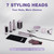 7MAGIC 7-in-1 Air Multi-Styler & Hair Dryer Brush with Auto-Wrap Curlers