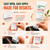 Korean Exosome Scalp Boosting Hair Serum with Brush Applicator, Hair Serum Applicator, Caffeine, Niacinamide, Biotin & Panthenol, Lightweight Non-Greasy Leave-In Formula for Healthy-Looking Hair