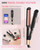 UKLISS Mini Hair Waver for Short Hair, Travel Deep Wave Curling Iron, Black