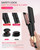UKLISS Mini Hair Waver for Short Hair, Travel Deep Wave Curling Iron, Black