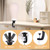 PWEOUKE 22 Inch Canvas Wig Head with Stand,Wig Mannequin Head,White