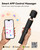 Toendi Premium Massager Tools for Beginners AI-Sync App Control Body Massager with 8 Speeds & 5 Modes, 360° Head Massager Waterproof Massager, Massage Wand for Women, Men, Couple