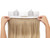 Hair Works ULTRA Hair Extension Holder - Professionally Designed to Hold Extra Wide Wefts including Halos, Hand Tied, Beaded Wefts and Full Bundles While You Wash, Color, Style & Store (White)