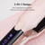ANGENIL Pro Titanium Flat Iron 1.75" Wide, Dual Voltage Hair Straightener