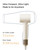 Laifen MINI Hair Dryer, Lightweight and Compact High Speed 200M Ionic Blow Dryer with 110, 000 RPM Powerful Motor for Fast Drying, Low Noise, Hairdryer with Magnetic Nozzle, Child Mode, HD310
