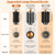 PUREGUST 2.3in Round Volumizing Brush for Dyson Airwrap HS01/05/08