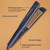Bio Ionic GoldPro 1" Hair Straightener, Blue, Moisturizing Heat Technology & 24K Gold MX, Hair Straightening Iron for Sleek Styles & Flat Iron Curls, 40% Longer Plates, Adjustable Heat