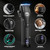 BILLAR® Cordless Barber Kit, Professional Hair Clipper Set with Trimmer and Foil Shaver, Rechargeable Haircut Grooming Tools for Men Barbers, Blackk