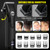 BILLAR® Cordless Barber Kit, Professional Hair Clipper Set with Trimmer and Foil Shaver, Rechargeable Haircut Grooming Tools for Men Barbers, Blackk