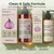 Onion Hydrosol Shampoo and Conditioner Set for Hair Growth（1set）