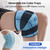 Comfpack Knee Ice Pack Wrap, 2 Hours Long Lasting Coldness Ice & Compression Therapy Flexible Ice Pack for Knee Replacement Surgery, Arthritis Pain, ACL, Swelling, Sports Injuries(23" × 10.3")