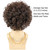 Bettecos 6pcs Set 70s 80s Disco wig with Mustache Sunglasses Necklace Golden Chain Short Curly Synthetic Hair Afro Mens Wig for 60s Rocker Hippies Costume Cosplay Halloween Party (Dark Brown)