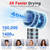 Hair Dryer, High-Speed Blow Dryer with Diffuser, 500M Ionic Negative Blow Dryer for Fast Drying, Low Noise & Smart Temperature Control & LED, for All Hair Types,for Home & Travel, Gifts