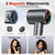 Hair Dryer, High-Speed Blow Dryer with Diffuser, 500M Ionic Negative Blow Dryer for Fast Drying, Low Noise & Smart Temperature Control & LED, for All Hair Types,for Home & Travel, Gifts
